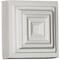 Ekena Millwork 4 3/8"W x 4 3/8"H x 1 1/4"P Leandros Rosette ROS05X05LE - alternate 4